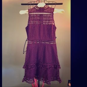 Plum short dress size small